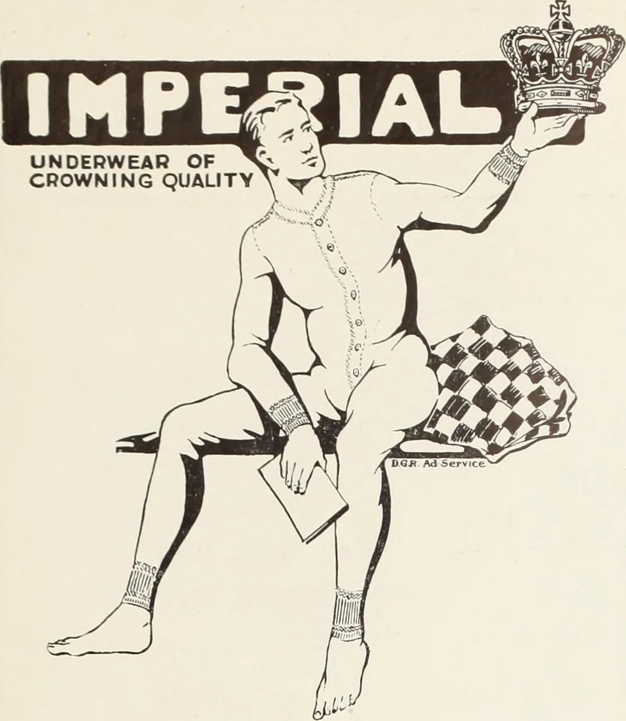 An illustration from Men's wear of Canada (January-December 1916), 1916, leaf 9
