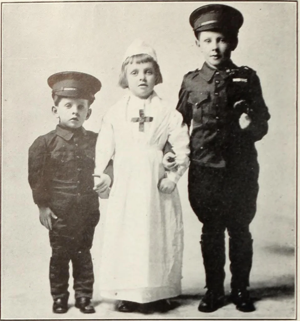 An illustration from Men's wear of Canada (January-December 1916), 1916, leaf 9