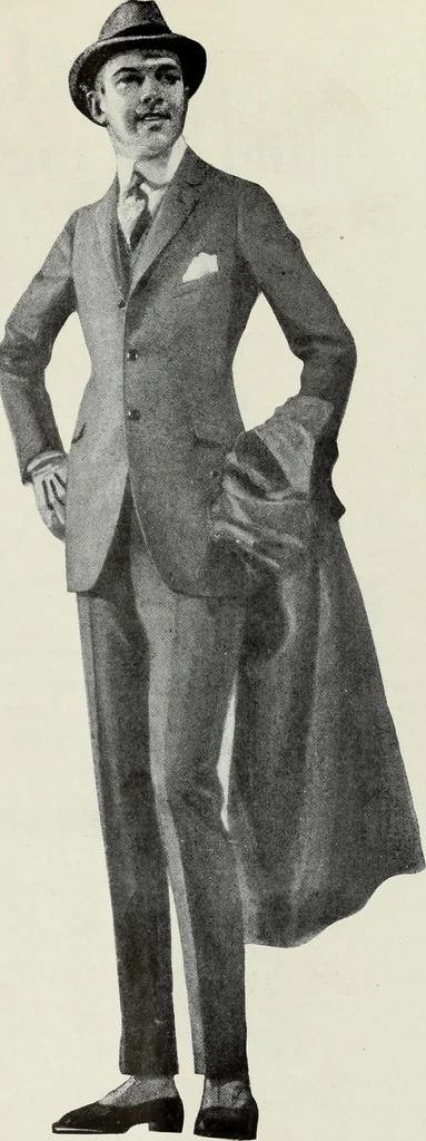An illustration from Men's wear of Canada (January-December 1917), 1917, leaf 14