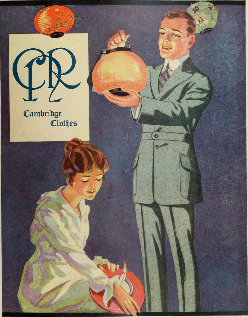 An illustration from Men's wear of Canada (January-December 1917), 1917, leaf 150
