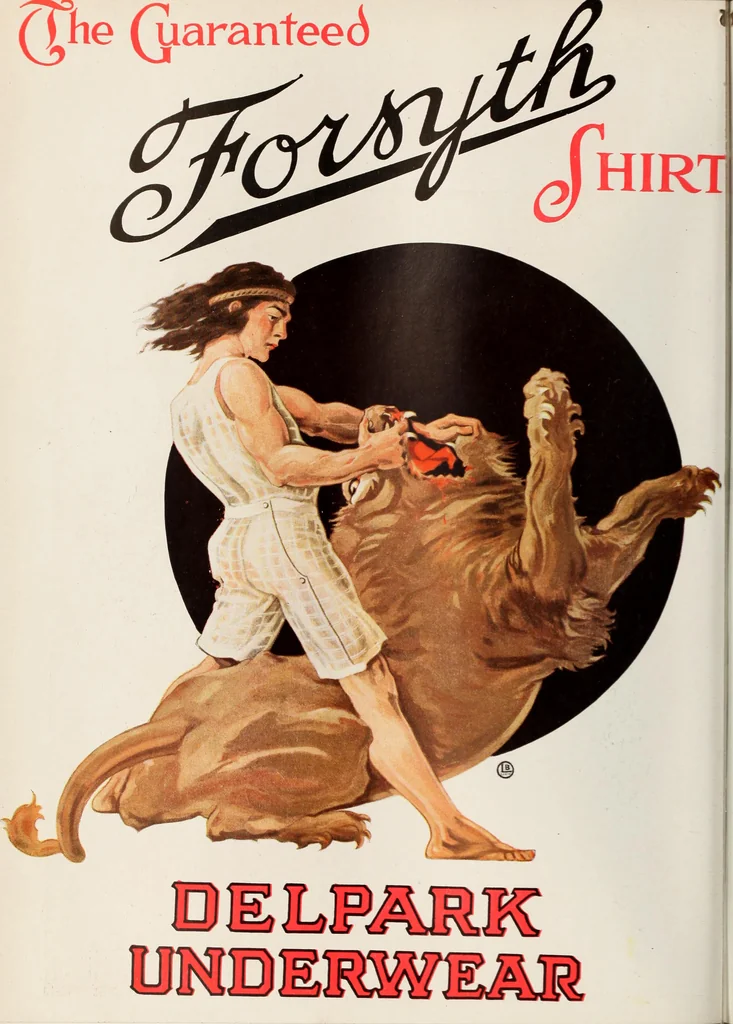 An illustration from Men's wear of Canada (January-December 1917), 1917, leaf 151