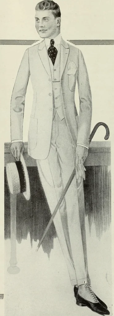 An illustration from Men's wear of Canada (January-December 1917), 1917, leaf 152