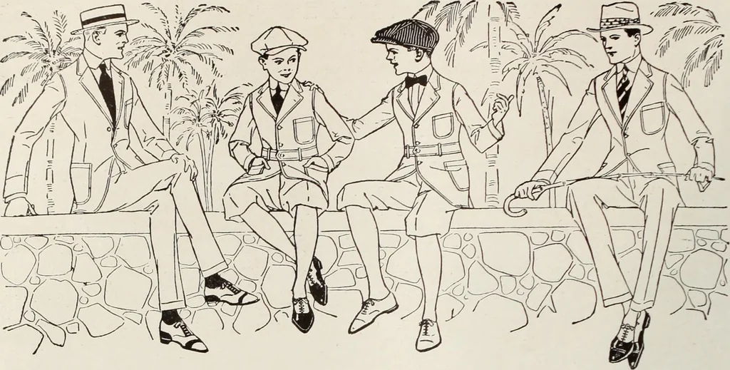 An illustration from Men's wear of Canada (January-December 1917), 1917, leaf 159