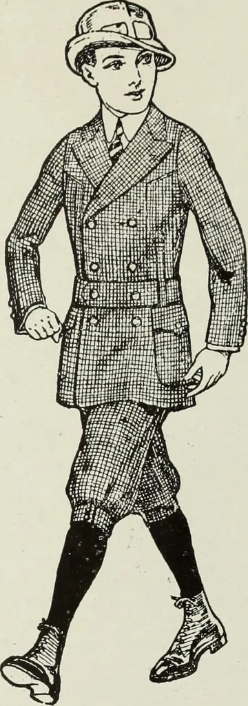An illustration from Men's wear of Canada (January-December 1917), 1917, leaf 164