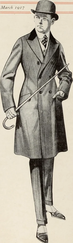 An illustration from Men's wear of Canada (January-December 1917), 1917, leaf 169