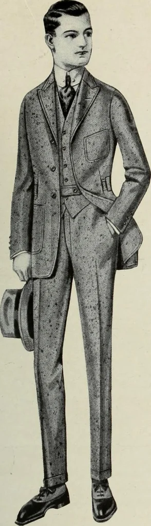 An illustration from Men's wear of Canada (January-December 1917), 1917, leaf 176