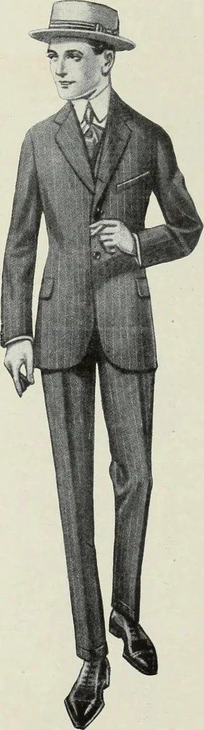 An illustration from Men's wear of Canada (January-December 1917), 1917, leaf 176