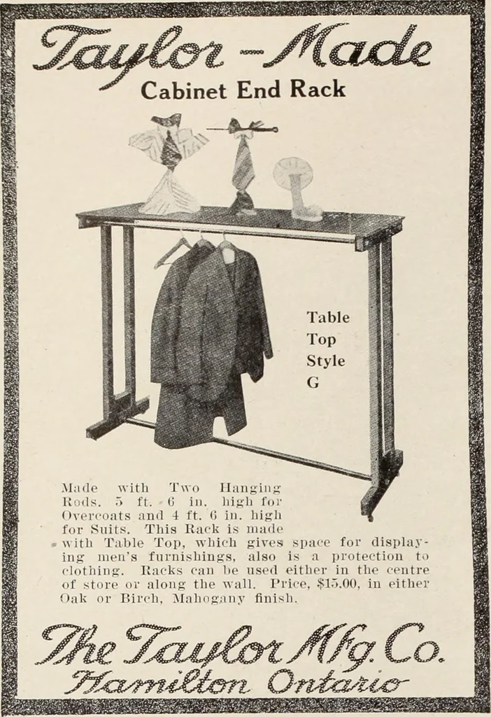 An illustration from Men's wear of Canada (January-December 1917), 1917, leaf 185