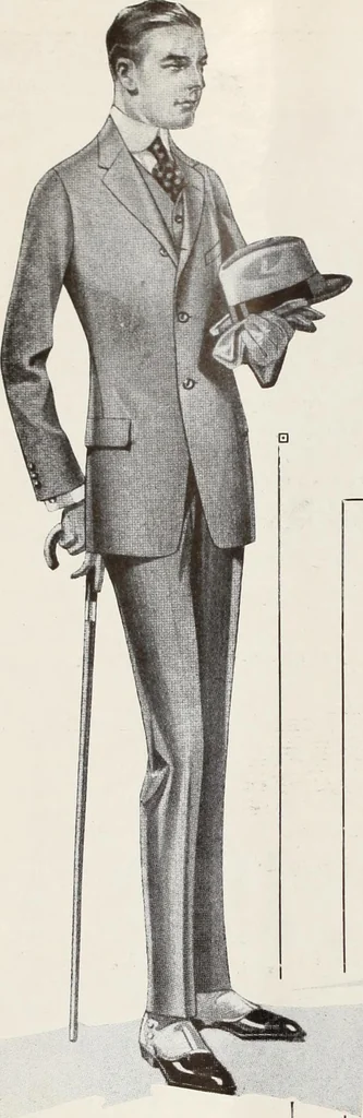 An illustration from Men's wear of Canada (January-December 1917), 1917, leaf 19