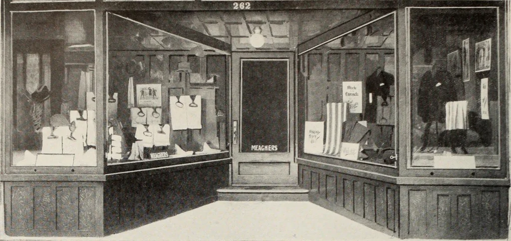 An illustration from Men's wear of Canada (January-December 1917), 1917, leaf 199