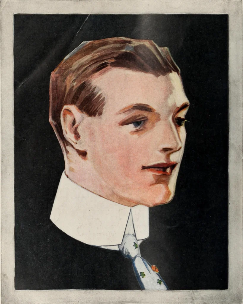 An illustration from Men's wear of Canada (January-December 1917), 1917, leaf 249