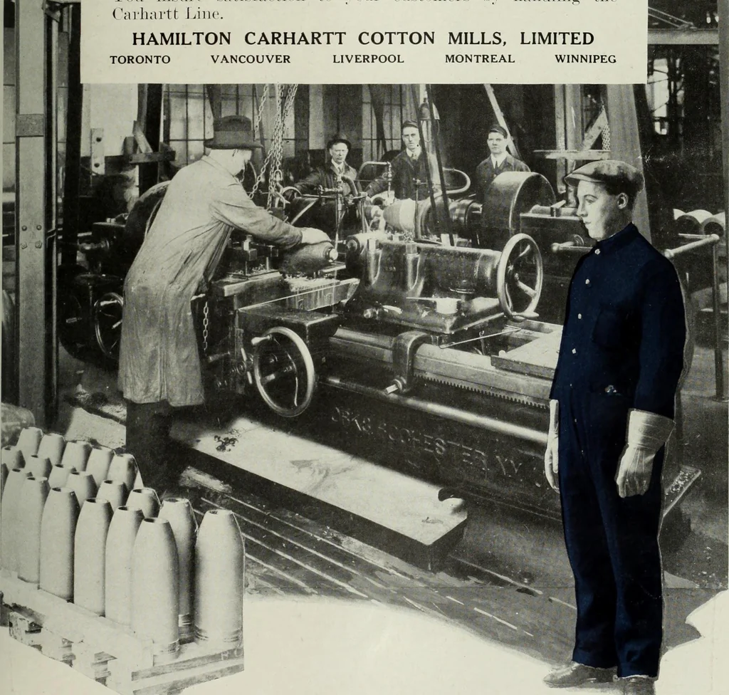 An illustration from Men's wear of Canada (January-December 1917), 1917, leaf 250