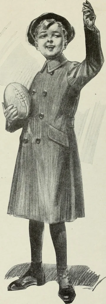An illustration from Men's wear of Canada (January-December 1917), 1917, leaf 258