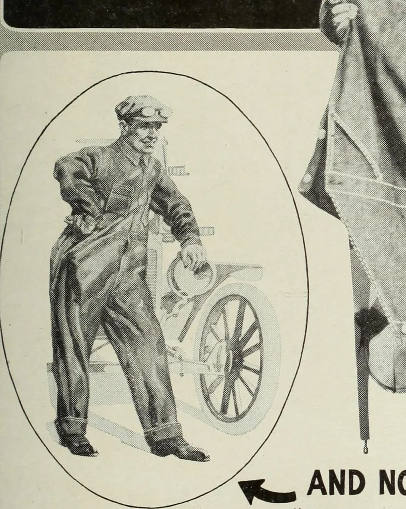 An illustration from Men's wear of Canada (January-December 1917), 1917, leaf 262