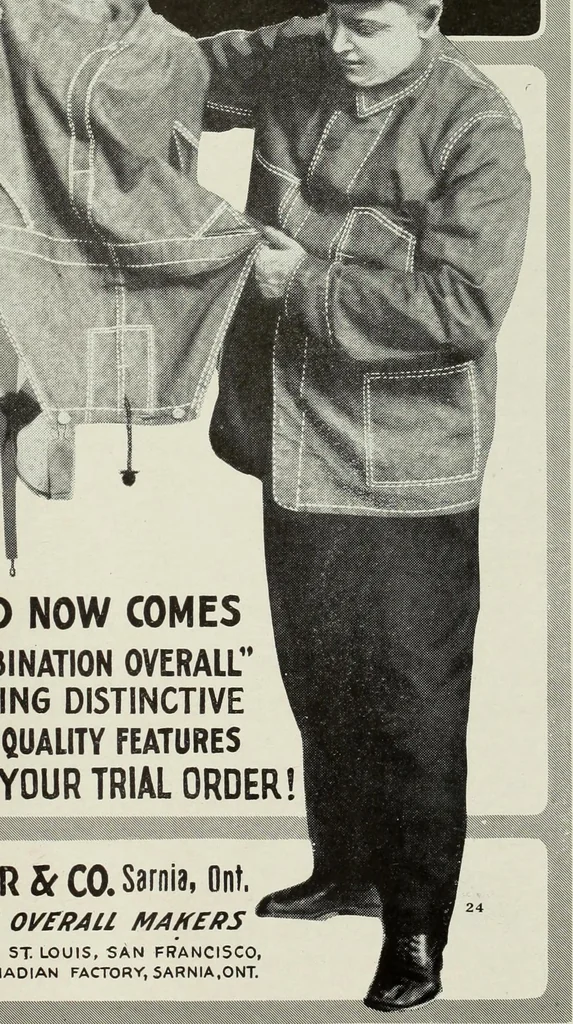 An illustration from Men's wear of Canada (January-December 1917), 1917, leaf 262