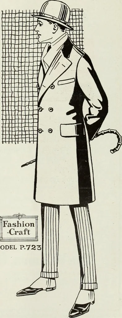 An illustration from Men's wear of Canada (January-December 1917), 1917, leaf 28