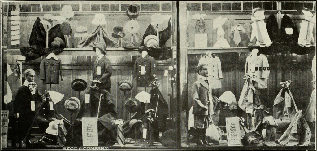 An illustration from Men's wear of Canada (January-December 1917), 1917, leaf 290