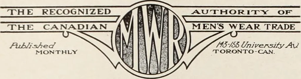 An illustration from Men's wear of Canada (January-December 1917), 1917, leaf 297