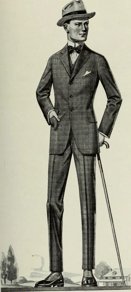 An illustration from Men's wear of Canada (January-December 1917), 1917, leaf 316