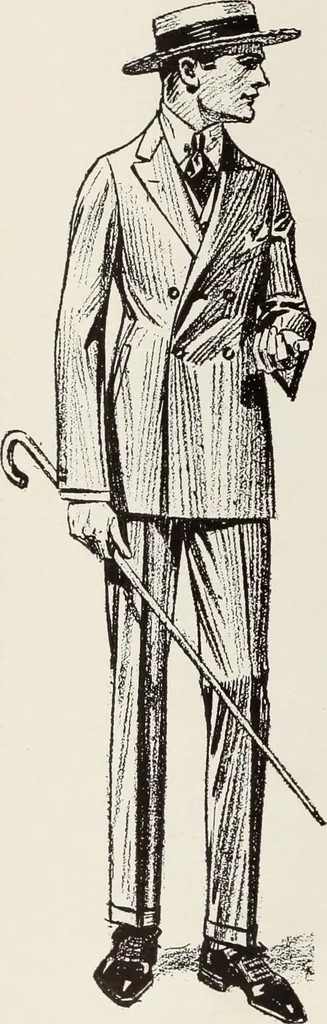 An illustration from Men's wear of Canada (January-December 1917), 1917, leaf 323
