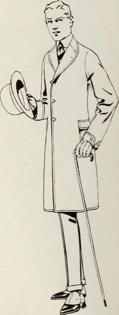 An illustration from Men's wear of Canada (January-December 1917), 1917, leaf 323