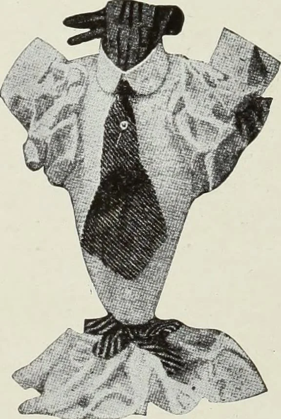 An illustration from Men's wear of Canada (January-December 1917), 1917, leaf 328