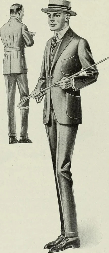 An illustration from Men's wear of Canada (January-December 1917), 1917, leaf 344