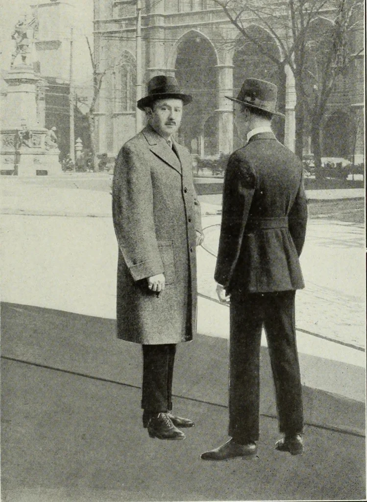 An illustration from Men's wear of Canada (January-December 1917), 1917, leaf 348