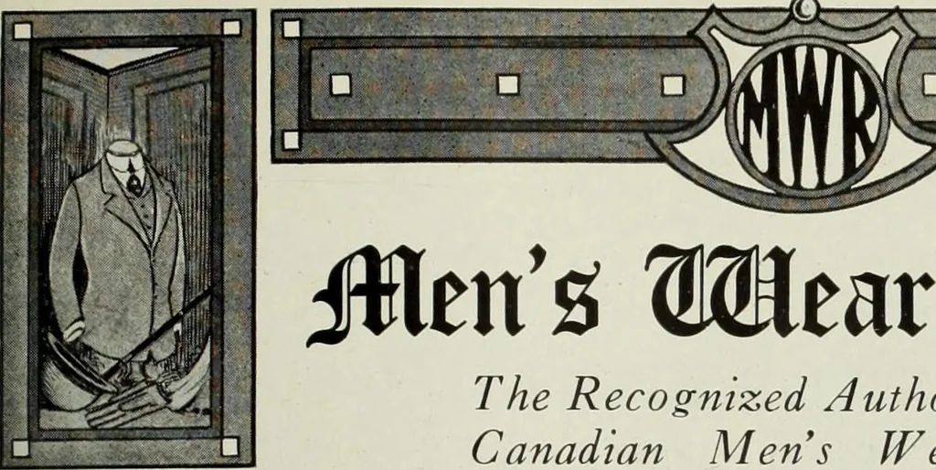 An illustration from Men's wear of Canada (January-December 1917), 1917, leaf 360