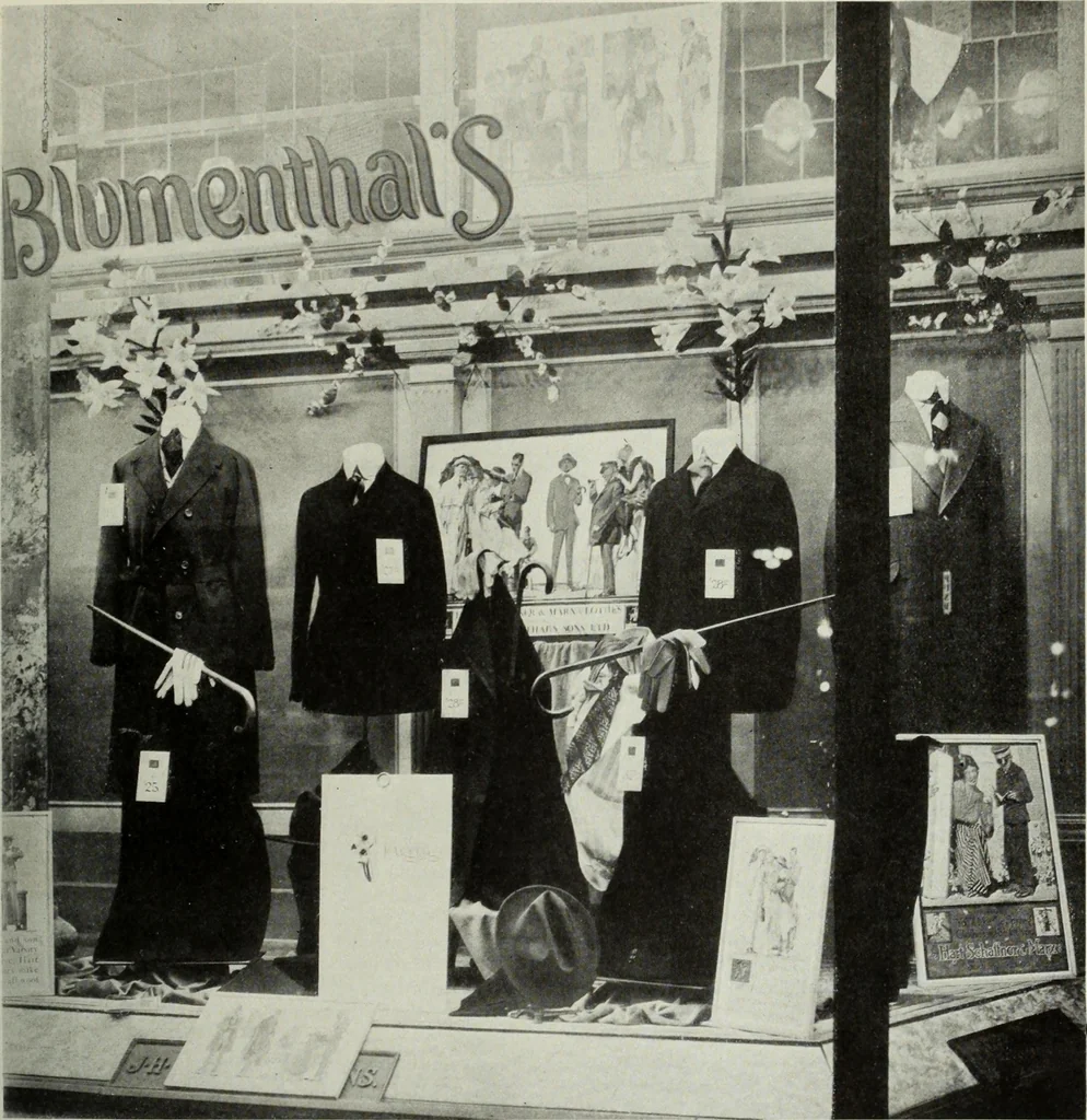 An illustration from Men's wear of Canada (January-December 1917), 1917, leaf 374