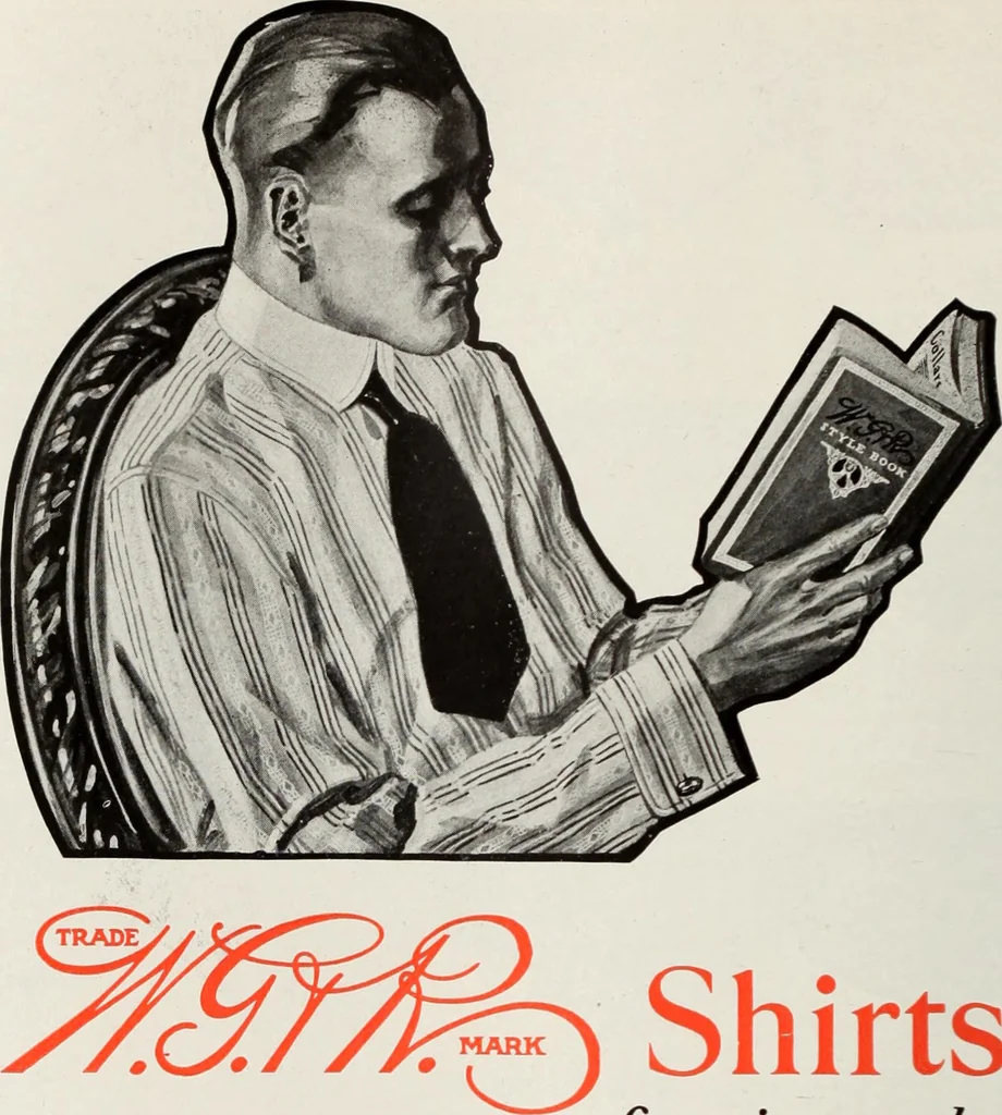 An illustration from Men's wear of Canada (January-December 1917), 1917, leaf 423