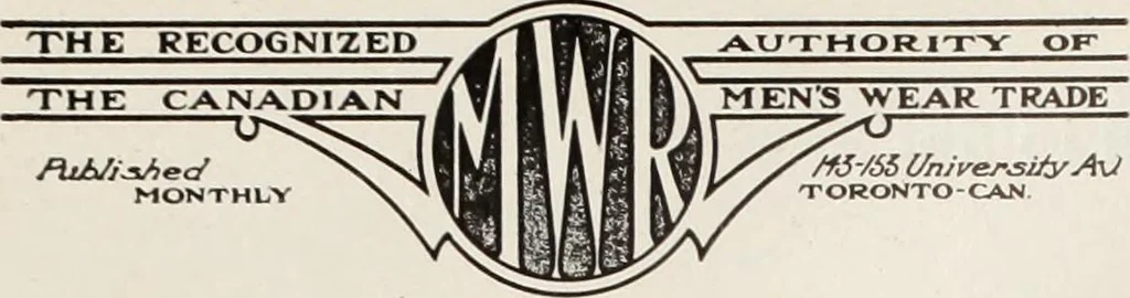 An illustration from Men's wear of Canada (January-December 1917), 1917, leaf 431