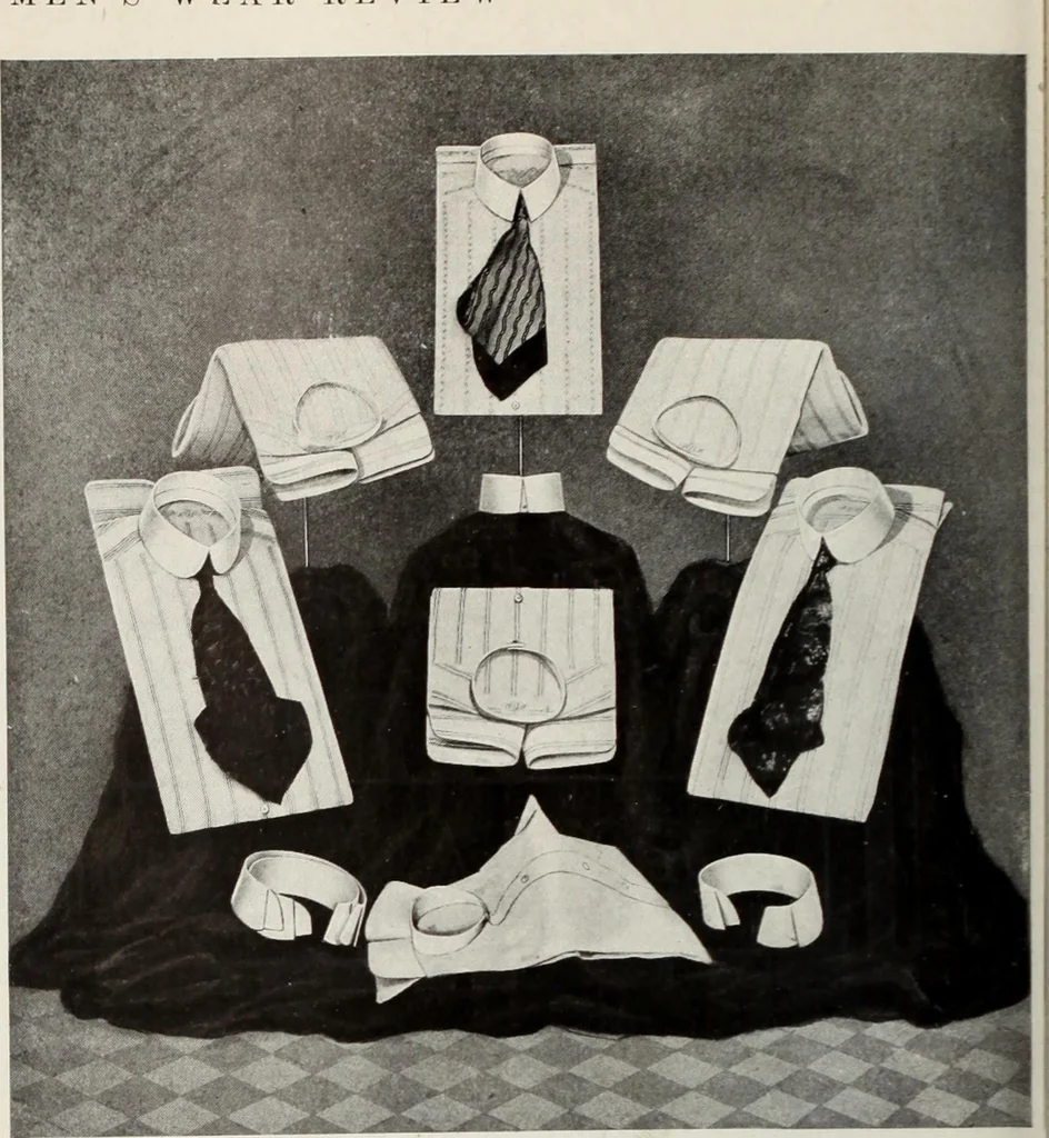 An illustration from Men's wear of Canada (January-December 1917), 1917, leaf 449