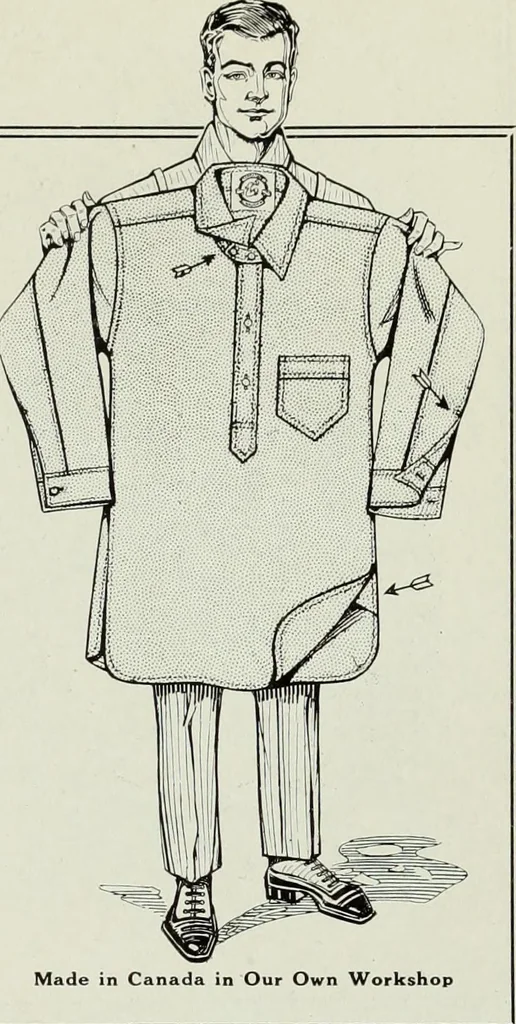 An illustration from Men's wear of Canada (January-December 1917), 1917, leaf 466