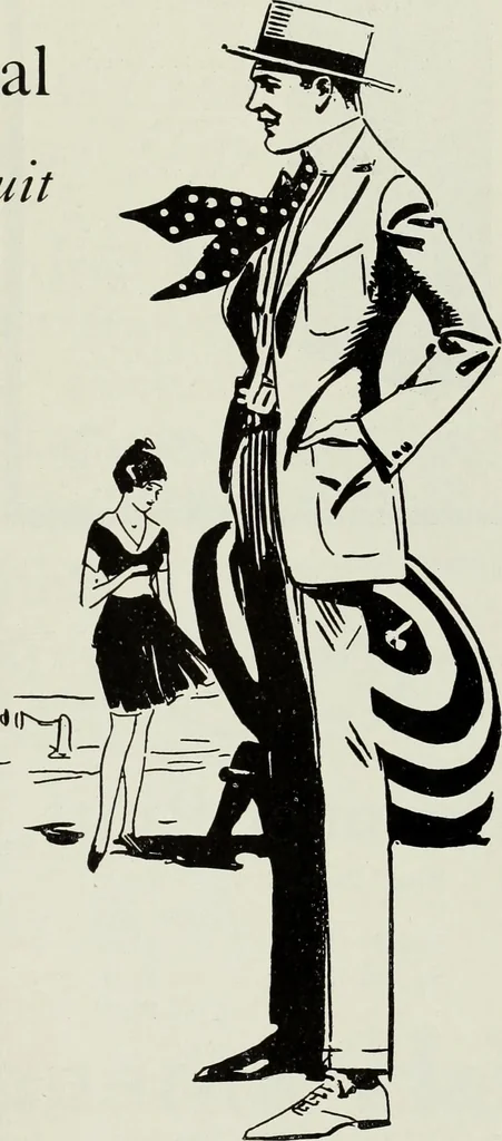 An illustration from Men's wear of Canada (January-December 1917), 1917, leaf 496