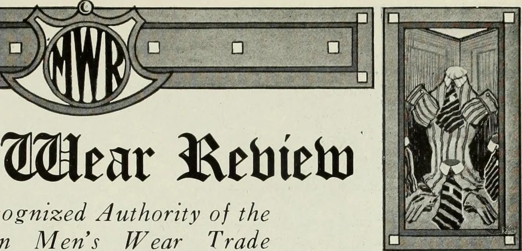 An illustration from Men's wear of Canada (January-December 1917), 1917, leaf 504