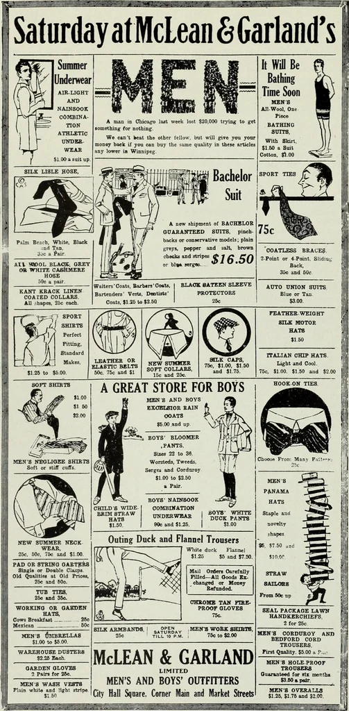 An illustration from Men's wear of Canada (January-December 1917), 1917, leaf 520
