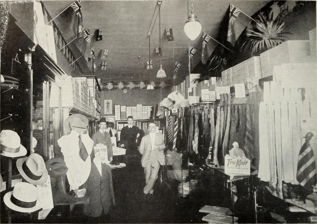 An illustration from Men's wear of Canada (January-December 1917), 1917, leaf 589