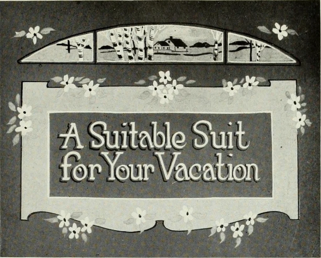 An illustration from Men's wear of Canada (January-December 1917), 1917, leaf 606