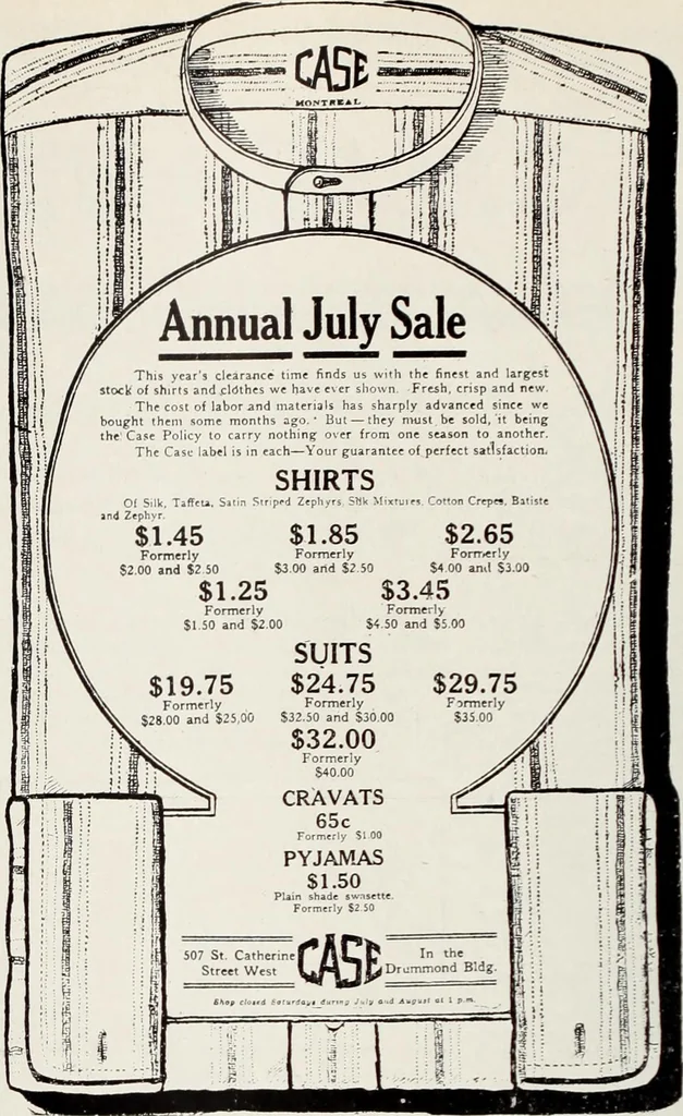 An illustration from Men's wear of Canada (January-December 1917), 1917, leaf 615