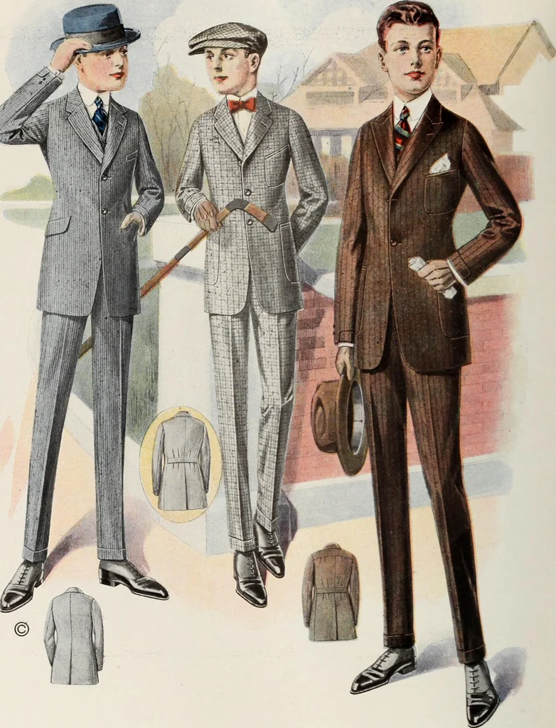 An illustration from Men's wear of Canada (January-December 1917), 1917, leaf 627