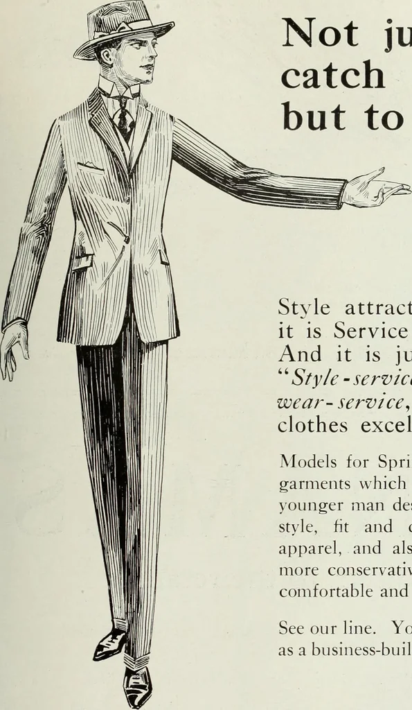 An illustration from Men's wear of Canada (January-December 1917), 1917, leaf 634