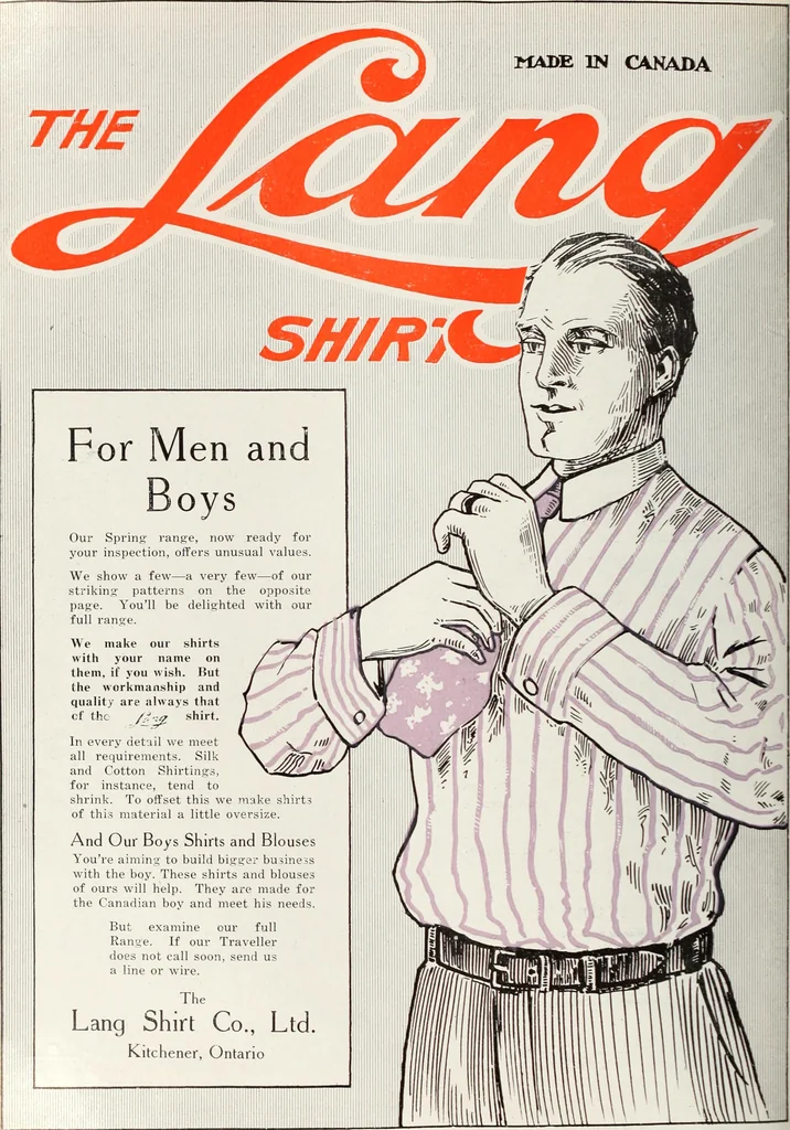 An illustration from Men's wear of Canada (January-December 1917), 1917, leaf 637