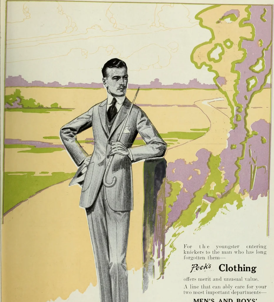 An illustration from Men's wear of Canada (January-December 1917), 1917, leaf 640