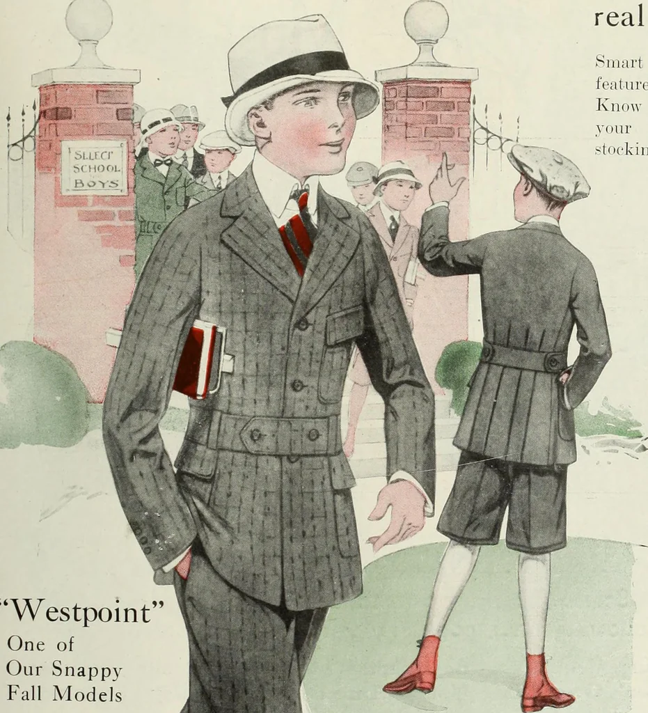 An illustration from Men's wear of Canada (January-December 1917), 1917, leaf 646