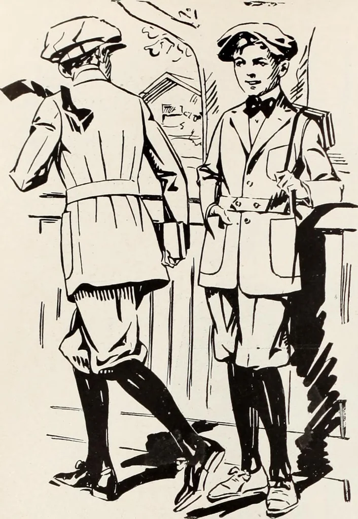 An illustration from Men's wear of Canada (January-December 1917), 1917, leaf 647