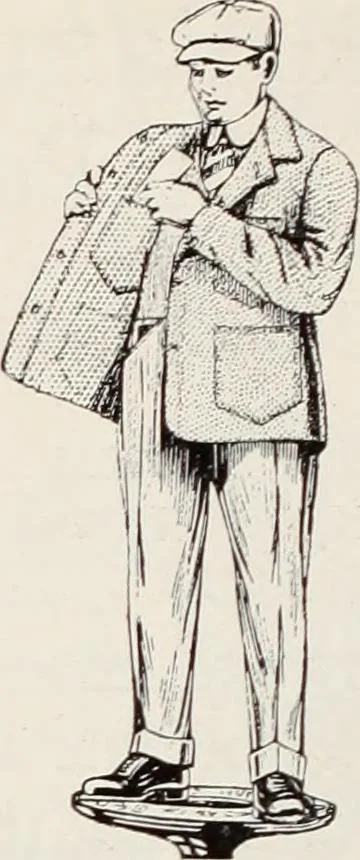 An illustration from Men's wear of Canada (January-December 1917), 1917, leaf 661