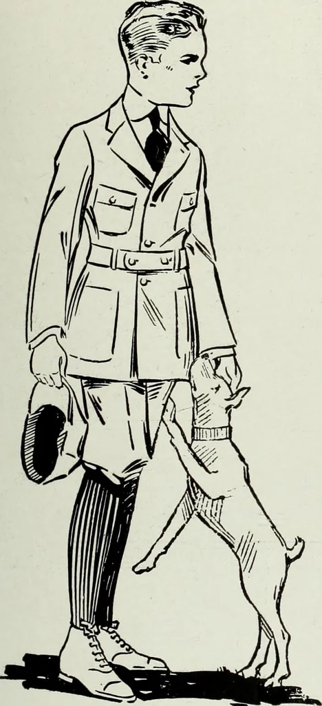 An illustration from Men's wear of Canada (January-December 1917), 1917, leaf 670