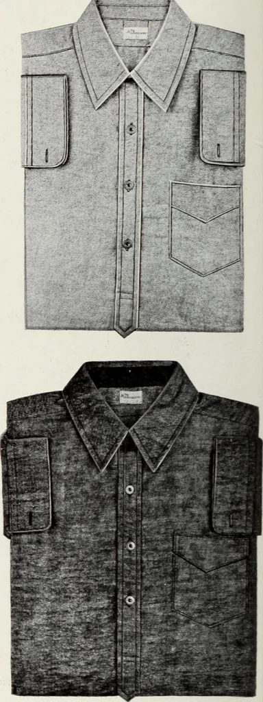 An illustration from Men's wear of Canada (January-December 1917), 1917, leaf 671