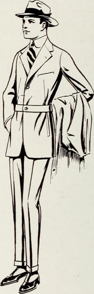 An illustration from Men's wear of Canada (January-December 1917), 1917, leaf 673